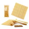 BambooMN Sushi Making Kit Rolling Mats, Rice Paddle, Spreader, Sauce Dish view 1