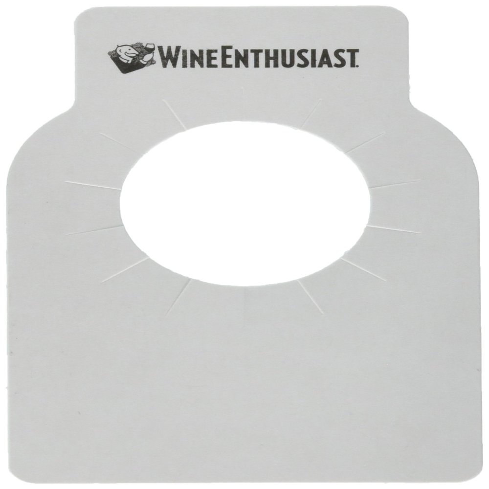 Wine Enthusiast Ultra Wine Bottle Tags - Thick Bottle Neck Labeling Tags for Cellars, Collections, Racks Organization & Inventory (100ct)