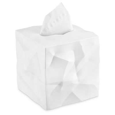 Essey White Wipy Tissue Box Cover ES05301