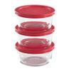 Pyrex Simply Store 16-Pc Glass Food Storage Container Set with Lid, 2-Cup & 1-Cup Round Meal Prep Containers with Lid, BPA-Free Lid, Dishwasher, Microwave and Freezer Safe, view 1