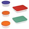 Pyrex Simply Store 18-Pc Glass Food Storage Containers Set, Round & Rectangle Glass Storage Containers with Lid, BPA-Free Lids, Non-Pourous Glass, Dishwasher, Microwave, Fridge and Freezer Safe view 3
