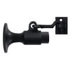 Deltana SAHW325U19 3-5/8-Inch Projection Wall Mount Bumper with Holder , Black view 1