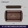 Circulon Symmetry Nonstick Rectangular Cake Pan - Chocolate - 9" x 13" view 2