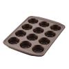 Circulon Nonstick Bakeware 12-Cup Muffin Tin, Brown, Steel view 1