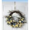 Spectrum Satin Nickel Design Over The Door 1" Deluxe Wreath Holder Satin Nickel view 1
