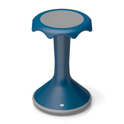 Hokki VS America Stool, Flexible Ergonomic Seating Stool for Kids and Adults, 20" Seat Height, Blue