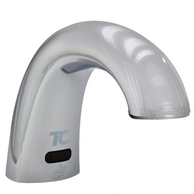 Rubbermaid Commercial Products OneShot Automatic Counter Deck Mount Touchless Foam Hand Soap Dispenser, Low Profile, for Restrooms in Restaurants/Hotels/Schools/Airports/Offices