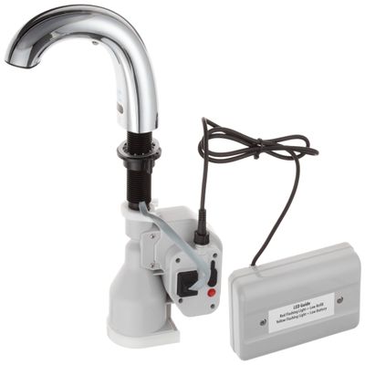Rubbermaid Commercial One-Shot Foam Soap Dispenser, Low Profile Metal, Polished Chrome (FG4870465)