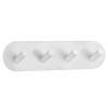 Beslagsboden Quadruple Wall Mounted Hook II Finish: White Matte Stainless Steel view 1
