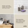 Umbra Touch Toothbrush Holder and Toothpaste Organizer - Modern Bathroom Storage with Three Comparments, Grey view 4