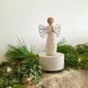 Willow Tree a Tree, a Prayer, Musical Plays Amazing Grace, Gift for Baptism, First Communion or Confirmation, an Expression of Comfort, Hope and Healing, Sculpted Hand-Painted Rotating Musical Figure view 2