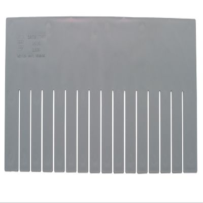 Quantum DS93080 7.5" Short Divider for Dividable Grid Tote Box DG93080 | Industrial, Commercial, Electronic, Health Care Industries | Injection Molded Polyethylene, 7.5"H x 15.62"L, Gray (Pack of 6)