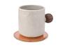GoCraft Hammered Copper Coasters | Handmade Coasters with Padded Cork Protection for Drinks, Beverages & Wine/Bar Glasses (Set of 4) view 4