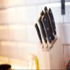 Arcos Forged Block Knife 6 piece Nitrum Stainless Steel. 4055 gr. Multi-use Cooking Knife for Cutting Meat and Vegetables. Ergonomic Polyoxymethylene POM Handle. Series Riviera. Color Black. view 4