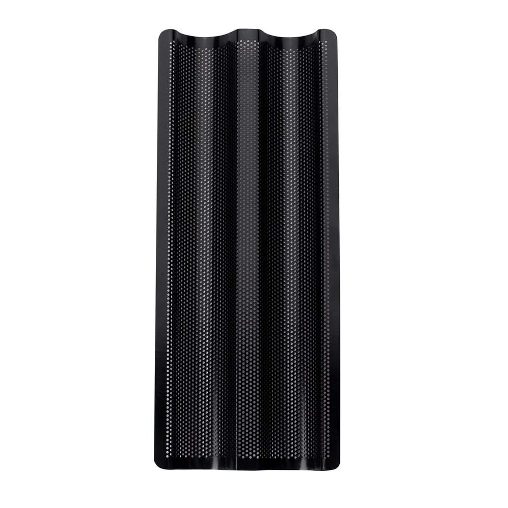 Mrs. Anderson's Baking Non-Stick Double Baguette Pan, Carbon Steel, European Approved, PTFE and PFOA Free