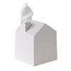 Umbra Casa Tissue Box Cover - Adorable House Shaped Square Tissue Box Holder for Bathroom, Bedroom or Office, White view 1