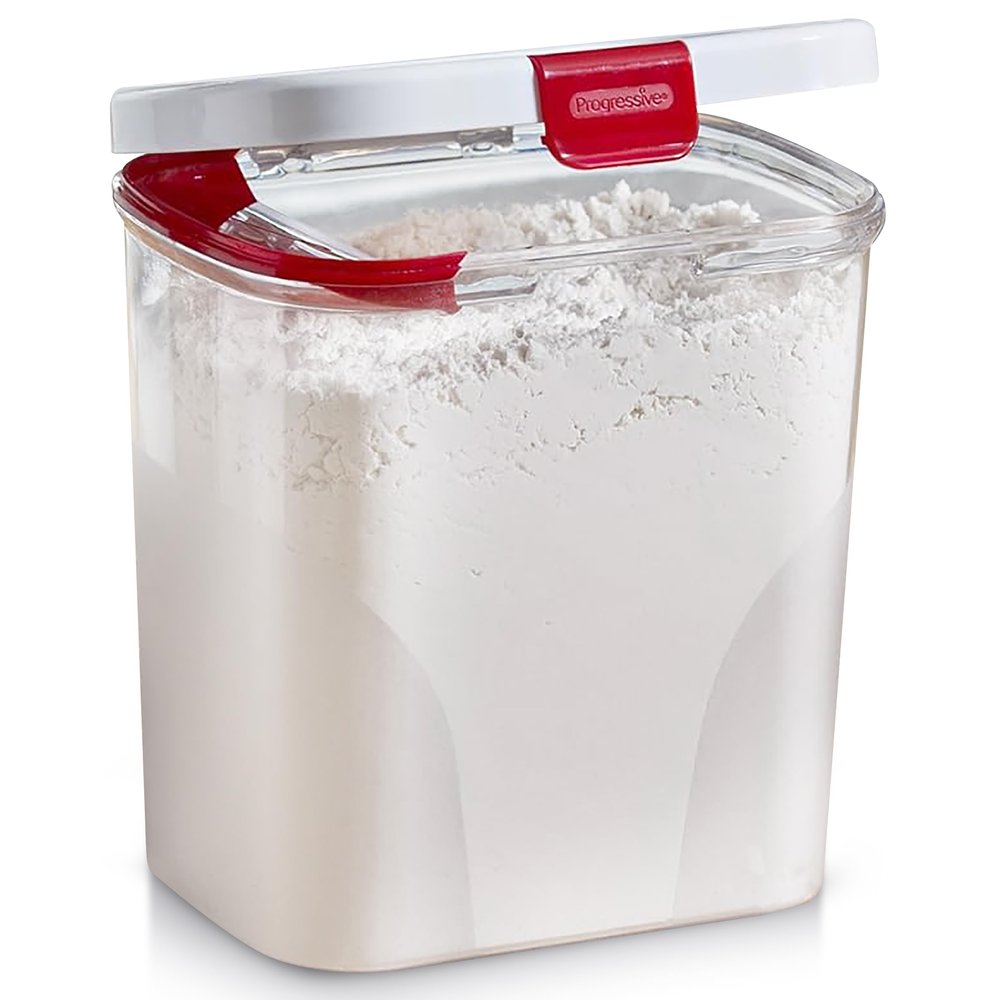 PrepSolutions Flour Keeper Airtight Storage Container for Flour, Sugar & Dry Goods, 5 lb Capacity, BPA-Free, Easy Pour Design