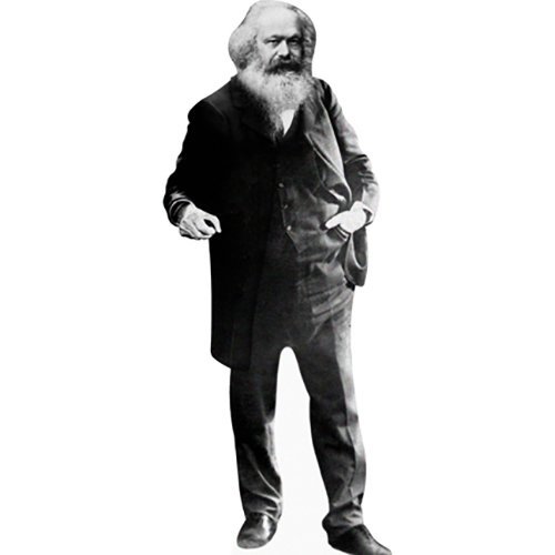 H10041 Karl Marx Cardboard Cutout Standup