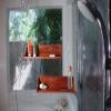 AquaTeak The Original Moa Straight Teak Shower Shelf view 4