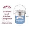 Kilner 2 Litre Stainless Steel Kitchen Composter view 3
