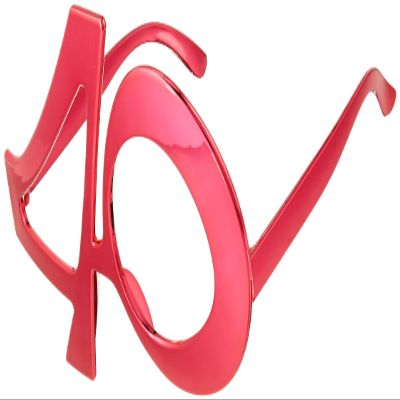40 Metallic Fanci-Frames (asstd blue, purple, red) Party Accessory  (1 count) (1/Pkg)