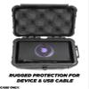 CASEMATIX Rugged Waterproof Imaging Sensor Case Compatible with Walabot DIY, DIY 2 in Wall Imager and Cables, Includes Case Only view 3