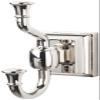 Top Knobs STK2-PN Stratton Bath Double Hook Polished Nickel view 1
