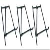 Black Metal Easel Display Stands - Package of 3 Easels - Ideal for Large Items - Very Sturdy Design - Each Measures 6" H X 6" W view 2