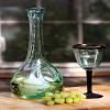 KALALOU CRL1230X White Wine Glass Decanter with Ice Pocket, One Size, Green view 1