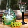 KALALOU CRL1230X White Wine Glass Decanter with Ice Pocket, One Size, Green view 2