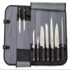 Mercer Culinary Genesis 10-Piece Forged Knife Set with Case, Steel/Black view 1