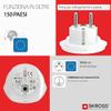 Skross World to Europe Country Travel Adaptor, White view 4