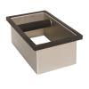 Rattleware Stainless Steel Open Bottom Knock Box Chute  Heavy-Duty Espresso Puck Disposal Bin with Welded Rubber Bar  Fits Coffee Stations, Caf, Restaurant, Hotel, or Home Use (9" x 5.5" x 4") view 1