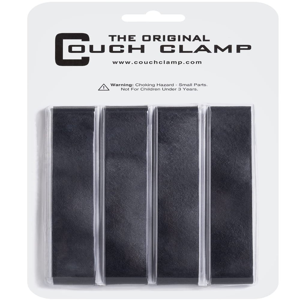 Couch Clamp Sectional Connectors (4 Pack)  Keep Cushions from Sliding, Easy Install Straps, Universal Fit for Modular Couches  Prevent Floor Scratches