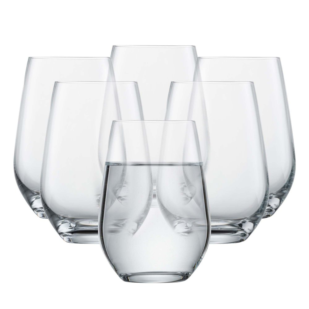SCHOTT ZWIESEL Fort Universal Tumbler (Set of 6), Versatile Drinking Glasses, Dishwasher-Safe Tritan Crystal Glasses, Made in Germany (19 Ounce)