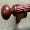 Kirsch Wood Trends Classics 3 1/2" Return Center Bracket for 1 3/8" pole, Mahogany (MPN# 5611EG083) view 3