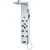 Blue Ocean 52" Aluminum SPA392M Shower Panel Tower System with Rainfall Shower Head and 8 Adjustable Massage Jets view 1