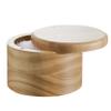 Ayesha Curry Pantryware Parawood Salt Cellar With Lid / Parawood Salt Box With Lid - 4 Inch, Brown view 3