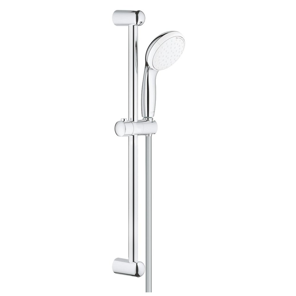 Grohe 2759810E New Tempesta 1.5 GPM 2-Spray Shower Rail, StarLight Chrome