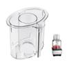Cuisinart DLC-2014PT1 Replacement Large Pusher & Sleeve Assembly Fits Model DFP-14 Only OEM view 1
