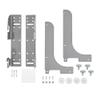 Rev-A-Shelf Cabinet Door Mount Kit for Kitchen Base Cabinet Organizers, Pullout Storage Shelves and Drawers, Trash Cans, 5WB-DMKIT view 1