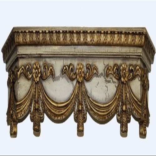 Craft-Tex HM560VA Large Swag Bedcrown Verona Old World