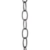 RCH Hardware CH-S56-10-BLK-65 08 Gauge Decorative Solid Steel Standard Link Fixture Chain | 1 Reel/ 65' view 2