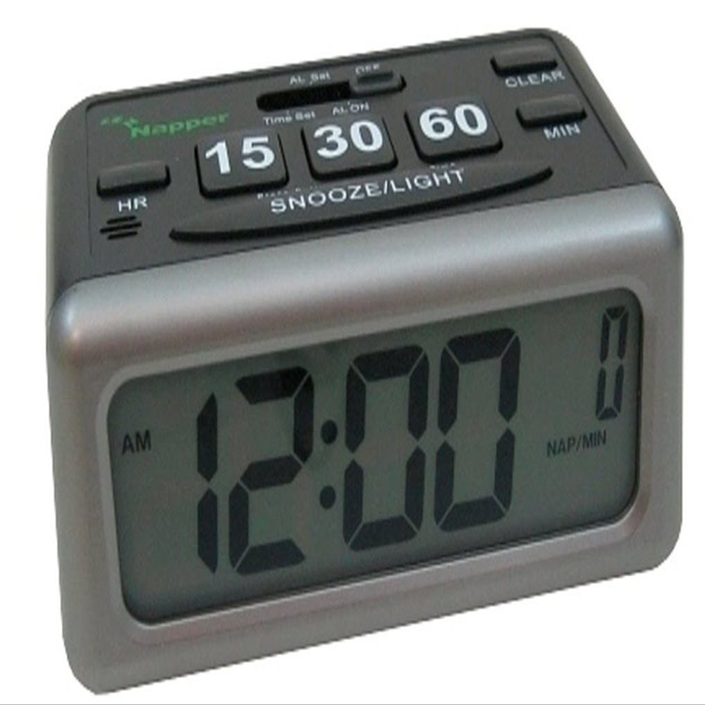 Napper Alarm Clock - Set your Own Nap Time! LCD Screen Display