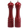 Chef Specialties 10 Inch Imperial Pepper Mill and Salt Mill Set - Candy Apple Red - Made in USA view 1