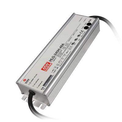 MEAN WELL LED Driver Single Output Switching Power Supply - Output Voltage and Current Adjustable by Internal Pot, 48V 5A 240W - HLG-240H-48A