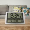 La Crosse Technology Atomic Wall/Table Clock, Plastic, 10.75-inch H x 16.75-inch W x 1.38-inch D (513-1211) view 3