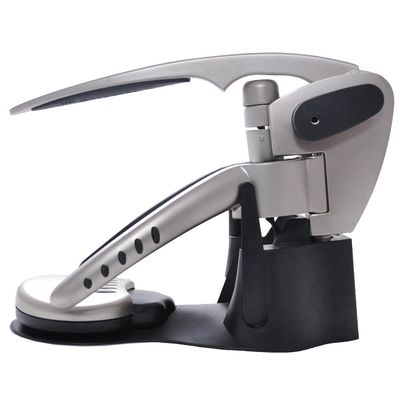 Black and Stainless Steel Swiftpull Pro 2 Wine Bottle Uncork System