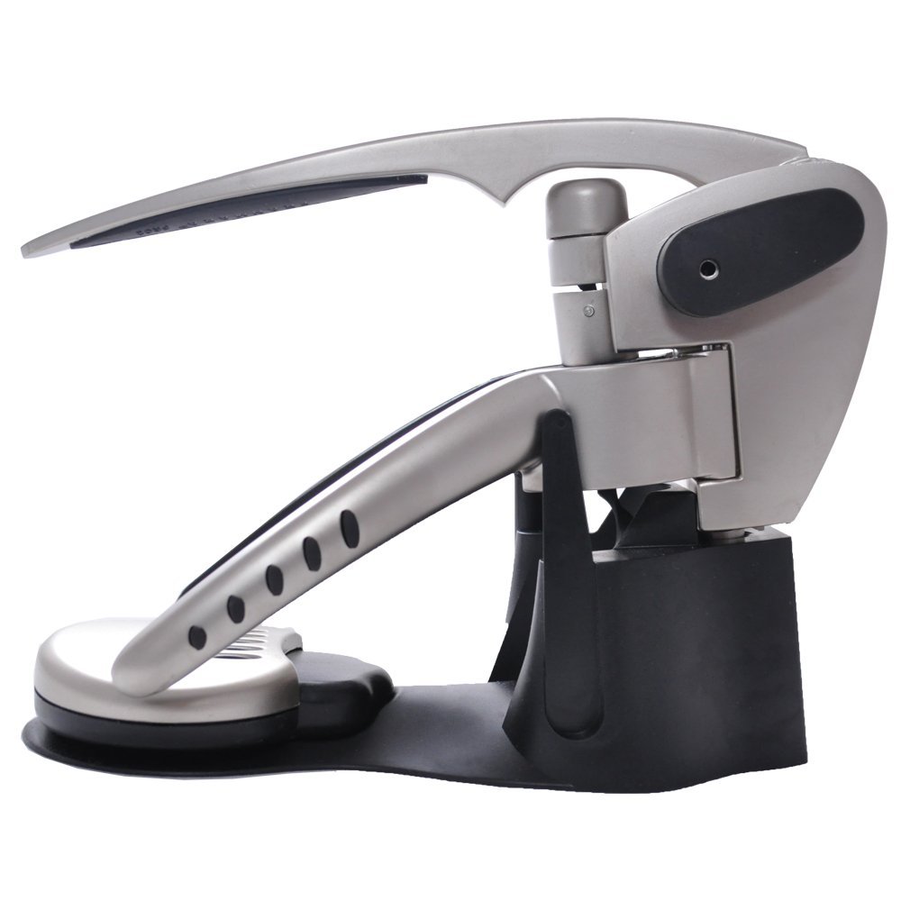Black and Stainless Steel Swiftpull Pro 2 Wine Bottle Uncork System