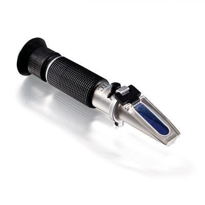 Brix and Specific Gravity Refractometer with Temperature Correction